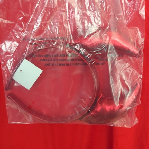 Kids Deluxe Red Devil Costume With Headband - Size Large 10-12 NWT - Picture 4 of 5